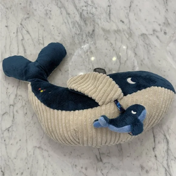 NEW Large Baby Activity Whale Toy Paulie's Adventure Moulin Roty France - Picture 8 of 11